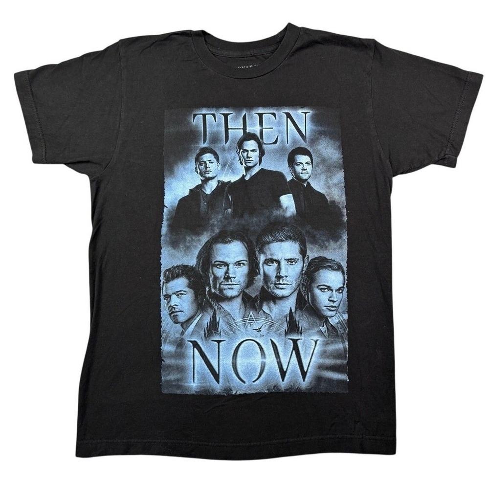 Supernatural Then & Now Cast Graphic Tee Mens‎ M